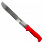 Nóż do mięsa Polkars nr 6, dł. 25 cm, prosty czerwony